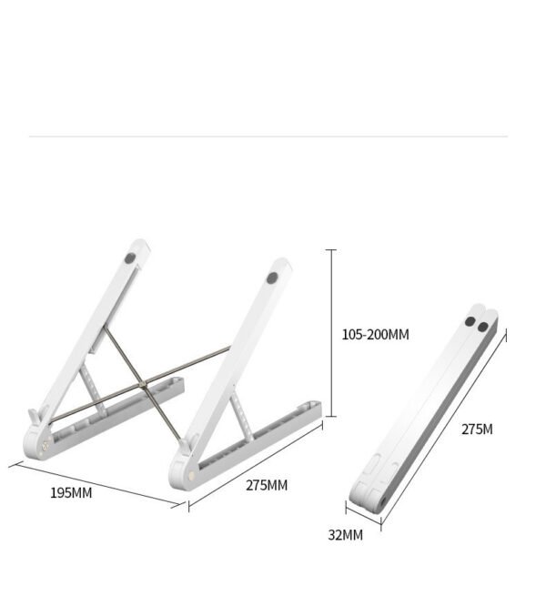 Notebook stand desktop cooling folding portable bracket - Image 5