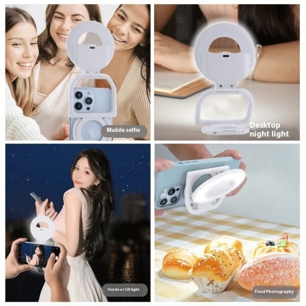 Portable Magnetic Phone Case Multifunctional Beauty Fill Light - Image 3
